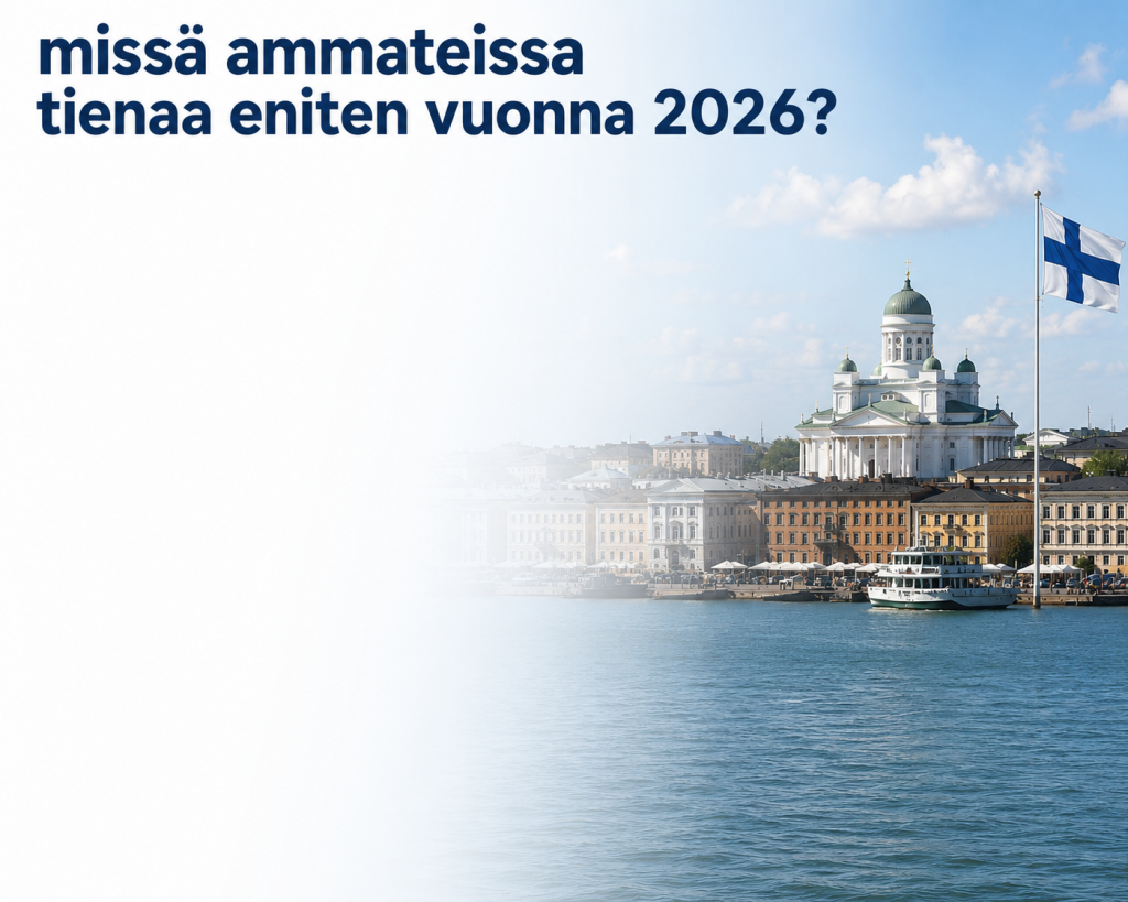 Palkkavertailu: missä ammateissa tienaa eniten vuonna 2026?